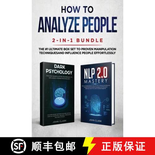 【3-4周达】How to Analyze People 2-in-1 Bundle: NLP 2.0 Mastery + Dark Psychology - The #1 Ultimate B... [9781951266226]