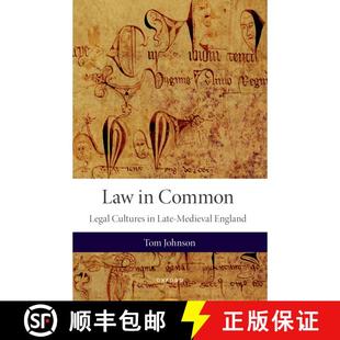 【3-4周达】Law in Common: Legal Cultures in Late-Medieval England [9780198926832]