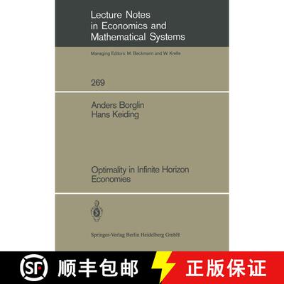 【3-4周达】Optimality in Infinite Horizon Economies [9783540164753]