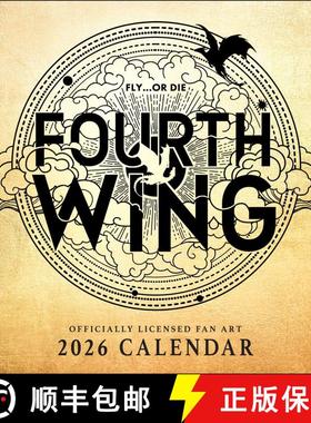 【3-4周达】Fourth Wing Officially Licensed Fan Art 2026 Wall Calendar [9781524899738]