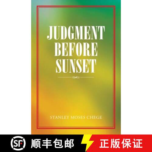 【3-4周达】Judgment Before Sunset [9781482876000]