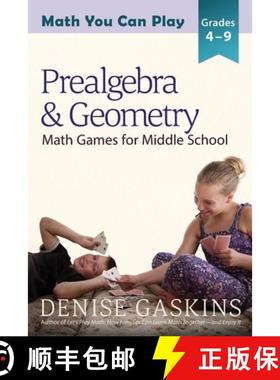 预订 Prealgebra & Geometry: Math Games for Middle School [9781892083463]
