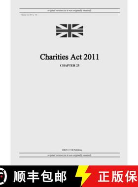【3-4周达】Charities Act 2011 (c. 25) [9798885590099]