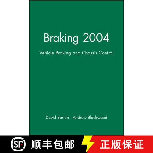 【3-4周达】精装 Braking 2004 - Vehicle Braking And Chassis Control [Wiley机械工程] [9781860584640]
