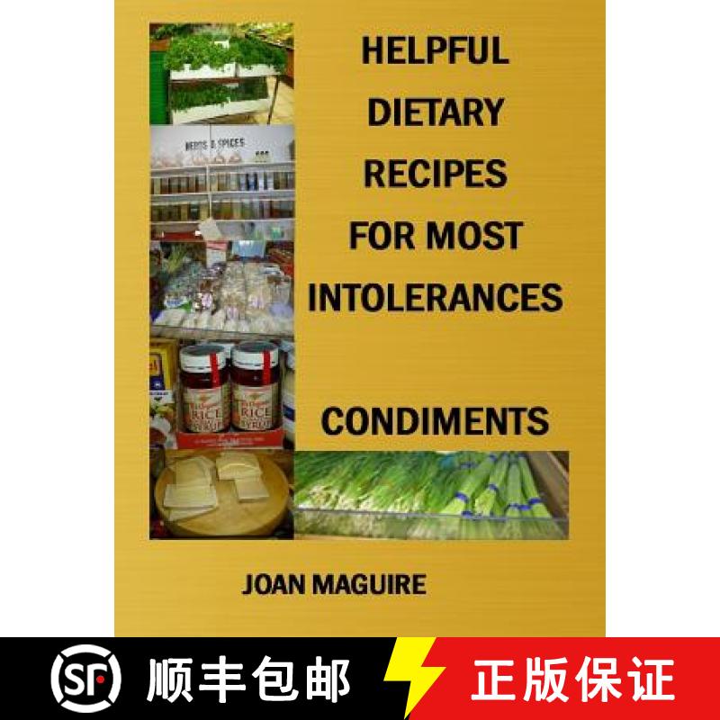 【3-4周达】Helpful Dietary Recipes For Most Intolerance Condiments [9780994543158]