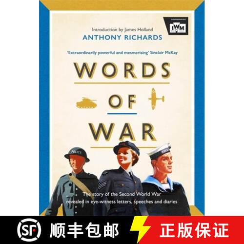 【3-4周达】精装 Words of War: The Story of the Second World War Revealed in Eye-Witness Letters, Spee... [9781472288110]