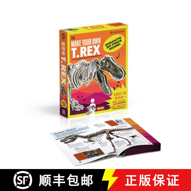 【3-4周达】Make Your Own T. Rex: Easy to Build - No Glue, No Mess! [9780744099638]