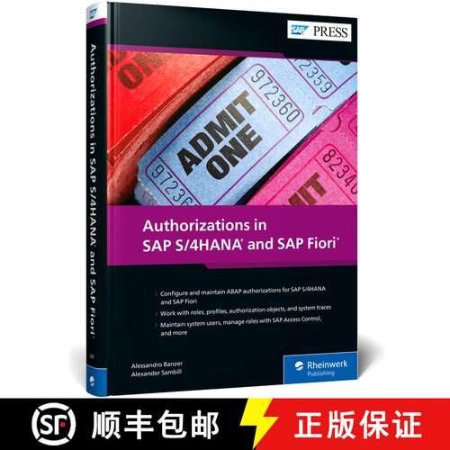 【3-4周达】精装 Authorizations in SAP S/4hana and SAP Fiori [9781493220366]