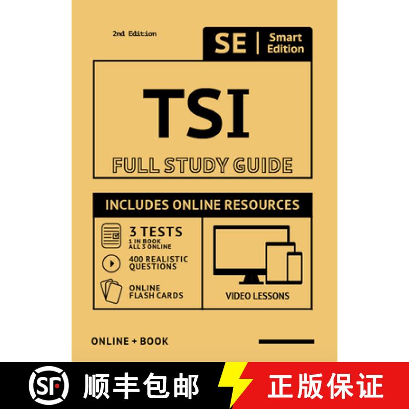 预订 Tsi Full Study Guide 2nd Edition: Complete Subject Review for the Texas Success Initiative Asses... [9781949147711]