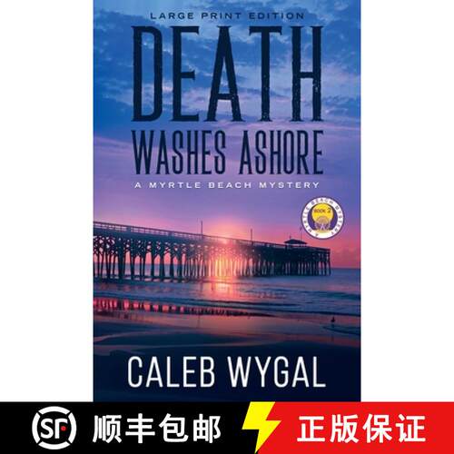 【3-4周达】Death Washes Ashore - Large Print Edition: A Myrtle Beach Mystery [9798869317315]