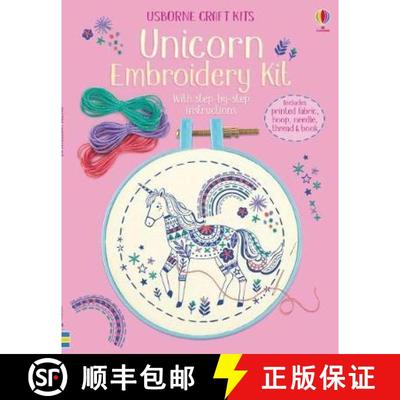 【3-4周达】Embroidery Kit: Unicorn [9781474957540]