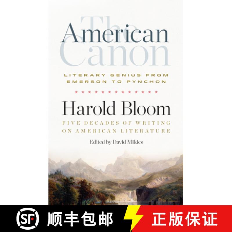 【3-4周达】The American Canon: Literary Genius from Emerson to Pynchon [9781598536409]