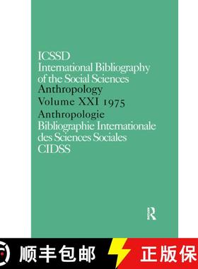 【3-4周达】Ibss: Anthropology: 1975 Vol 21 [9780422762502]