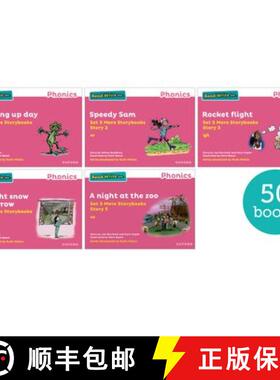 【3-4周达】Read Write Inc. Phonics: Pink Set 3 More Storybooks (Pack of 50) [9781382036825]