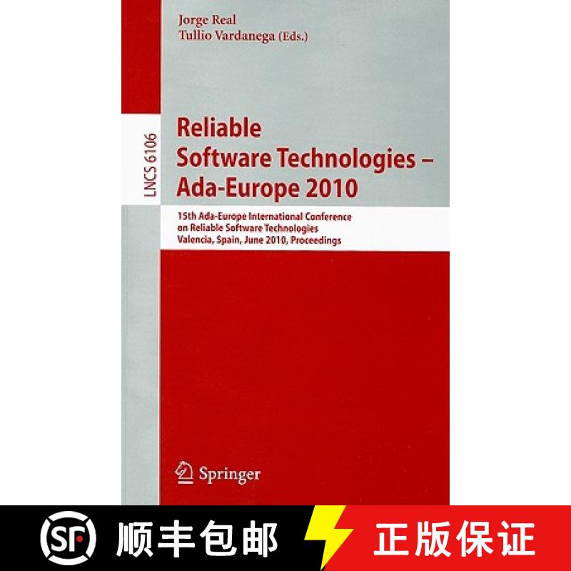 【3-4周达】Reliable Software Technologies - Ada-Europe 2010: 15th Ada-Europe International Conference... [9783642135491]