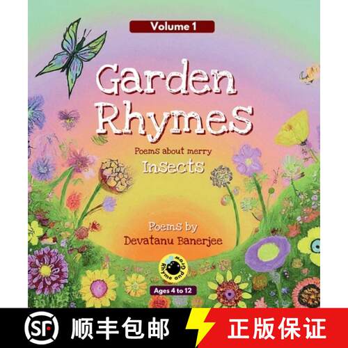 【3-4周达】精装 Garden Rhymes - Volume 1: Poems about Merry Insects [9781069033017]