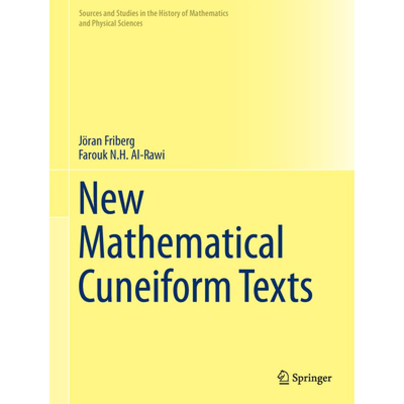 【4周达】New Mathematical Cuneiform Texts [9783319445960] 书籍/杂志/报纸 原版其它 原图主图