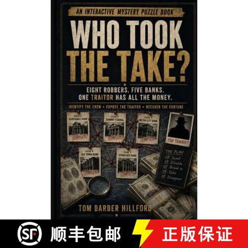 【3-4周达】Who Took The Take?: An Interactive Mystery Puzzle Book Identify the Crew  Expose the Tra... [9798256231125]
