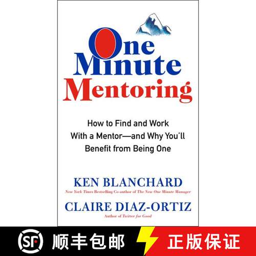 【3-4周达】精装 One Minute Mentoring: How to Find and Work With a Mentor--And Why You'll Benefit from... [9780062429308]