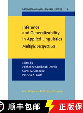 【3-4周达】Inference and Generalizability in Applied Linguistics: Multiple perspectives [9789027219633]