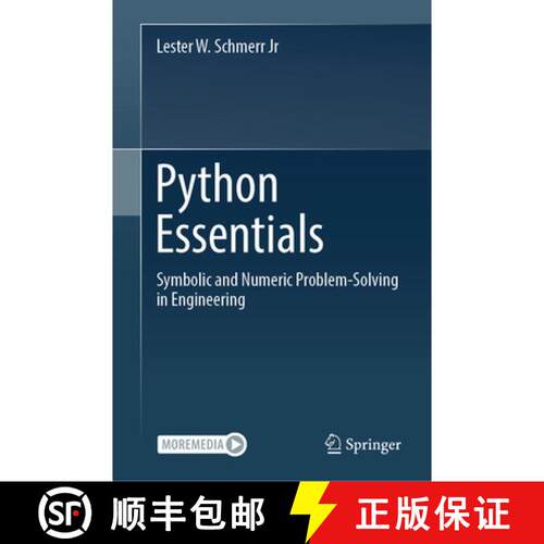 【3-4周达】精装 Python Essentials: Symbolic and Numeric  Problem-Solving in Engineering [9783032192950]