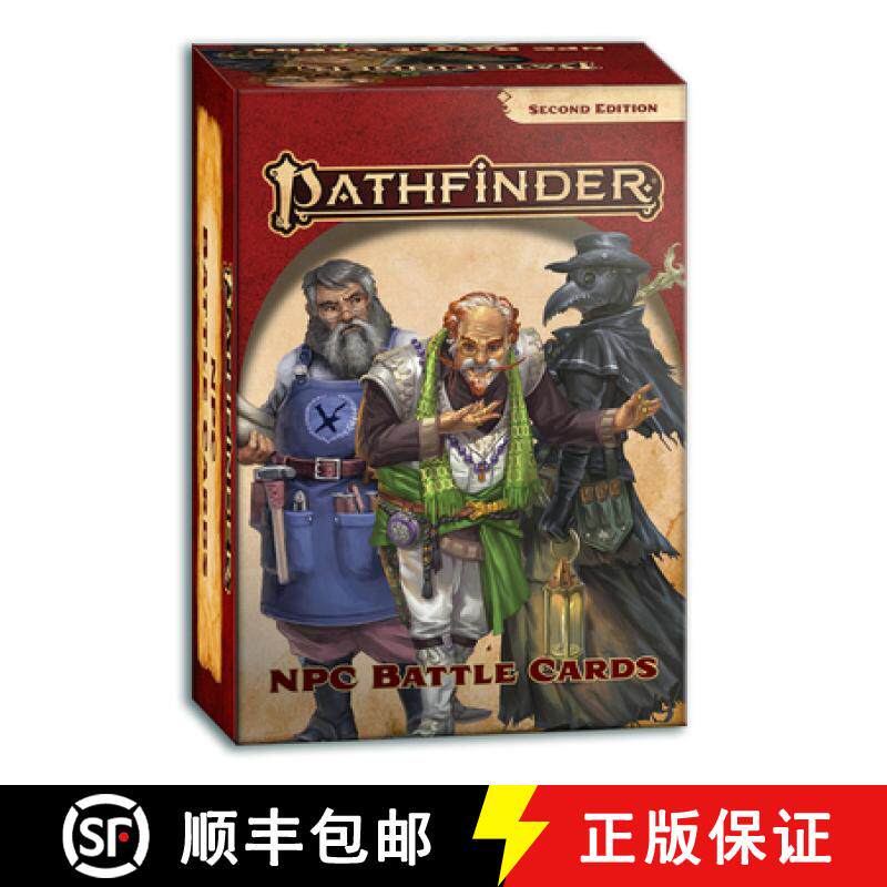 【3-4周达】Pathfinder Npc Battle Cards (P2) [9781640782716]