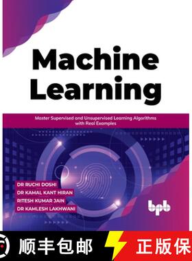 【3-4周达】Machine Learning: Master Supervised and Unsupervised Learning Algorithms with Real Example... [9789391392352]