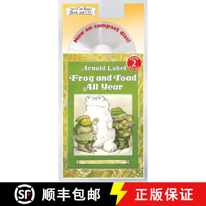 【3-4周达】Frog and Toad All Year Book and CD: From the Classic Animal Friendship and Adventure Serie... [9780060786984]