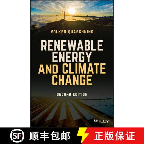 【3-4周达】精装 可再生能源与气候变化 Renewable Energy And Climate Change, 2Nd Edition [Wiley能源] [9781119514862]