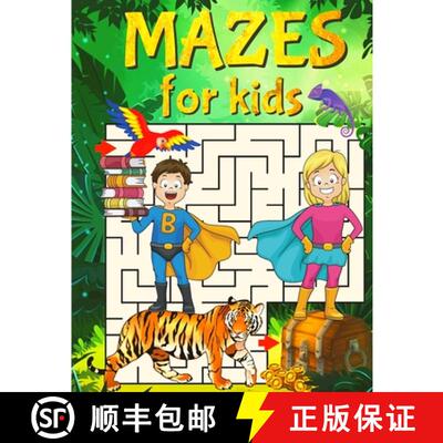 【3-4周达】Super Mazes for Super Kids: Maze Activity Book for Kids [9781749883574]