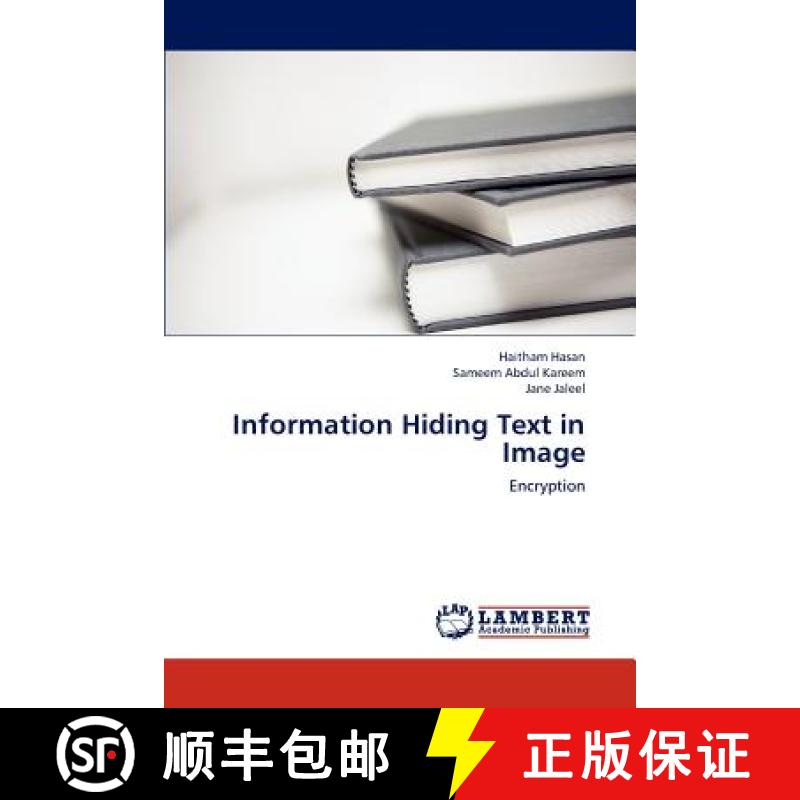 预订 Information Hiding Text in Image [9783659288487]