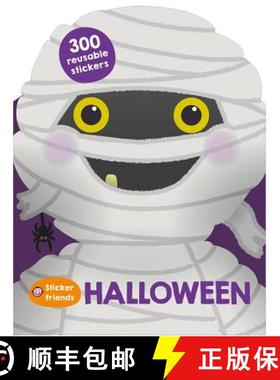 【3-4周达】Sticker Friends: Halloween: 300 Reusable Stickers [9780312520205]