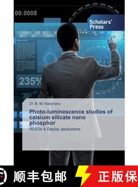 预订 Photo-luminescence studies of calsium silicate nano phosphor [9786138929499]