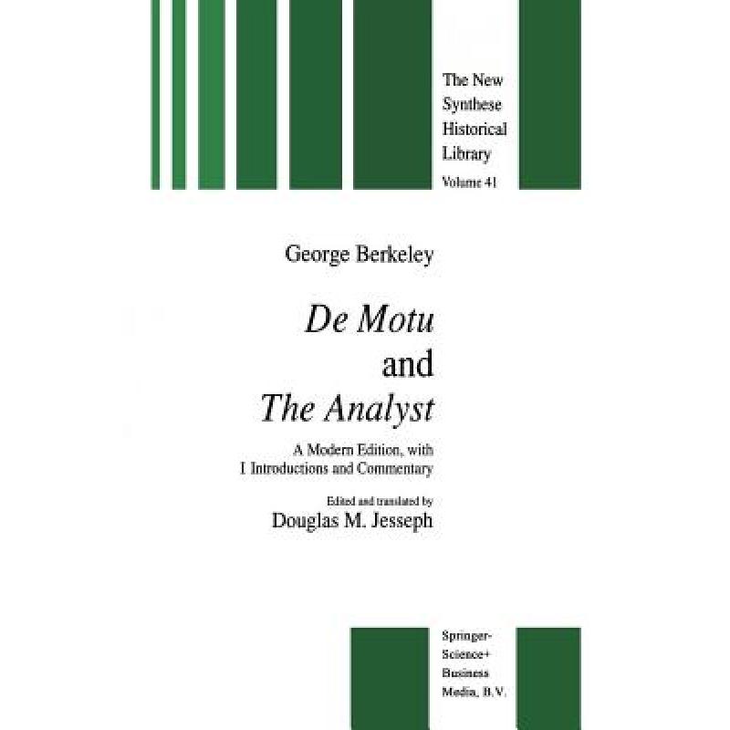 【4周达】De Motu and the Analyst : A Modern Edition, with Introductions and Commentary [9789401051446] 书籍/杂志/报纸 生活类原版书 原图主图