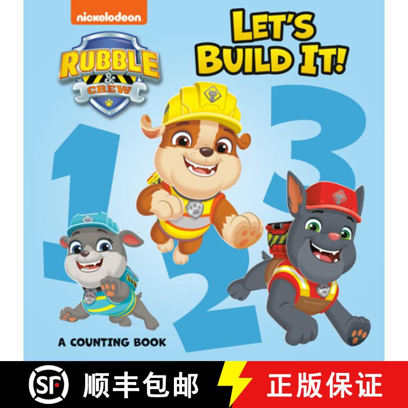 【3-4周达】Let's Build It! a Counting Book (Paw Patrol: Rubble & Crew) [9798217025008]