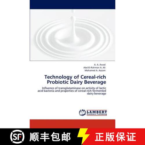 预订 Technology of Cereal-rich Probiotic Dairy Beverage [9783848485802]