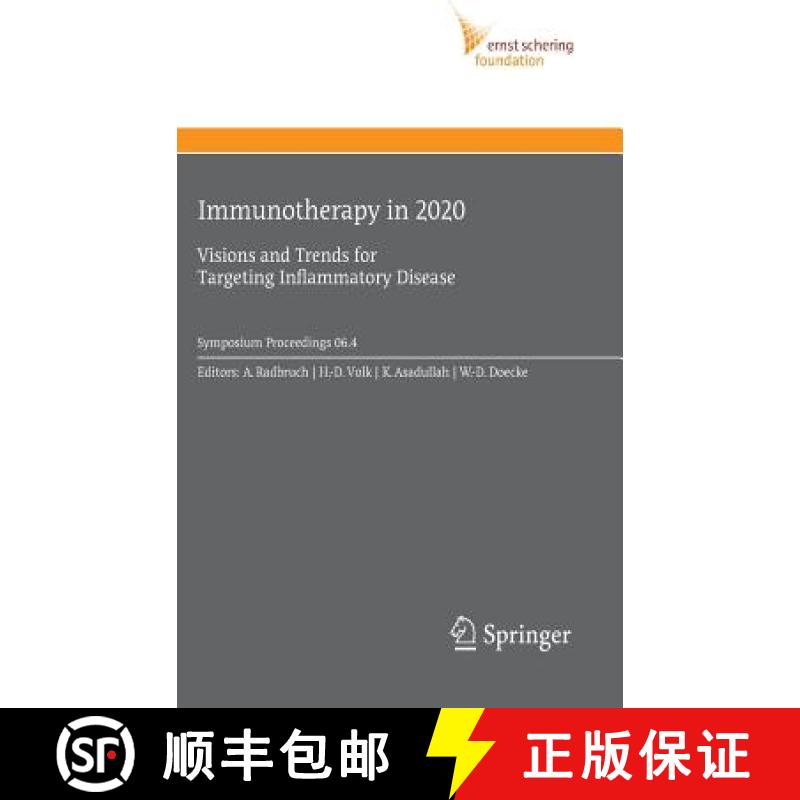 【3-4周达】Immunotherapy in 2020: Visions and Trends for Targeting Inflammatory Disease [9783540708506]