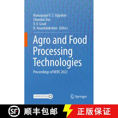 【3-4周达】精装 Agro and Food Processing Technologies : Proceedings of NERC 2022 [9789811997037]
