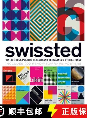 【3-4周达】Swissted: Vintage Rock Posters Remixed and Reimagined [9781594746116]