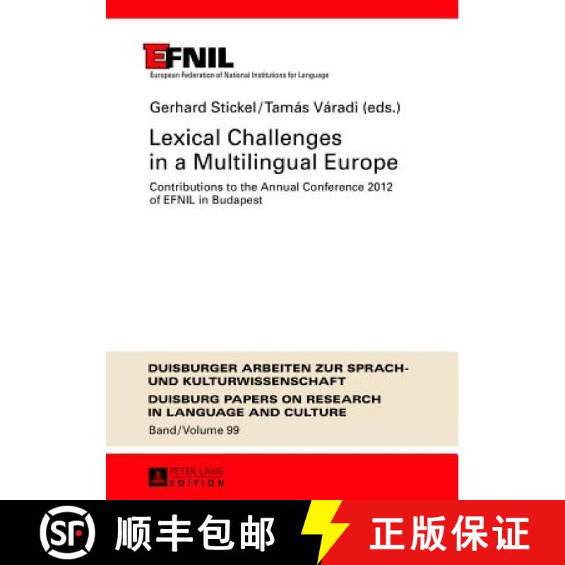 【2-3周达】Lexical Challenges in a Multilingual Europe : Contributions to the Annual Conference 2012 ... [9783631643945]