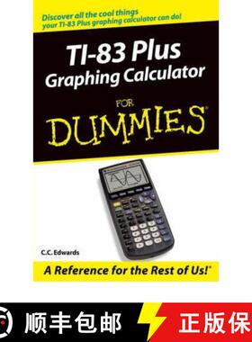 【3-4周达】Ti-83 Plus Graphing Calculator For Dummies [Wiley计算机] [9780764549700]