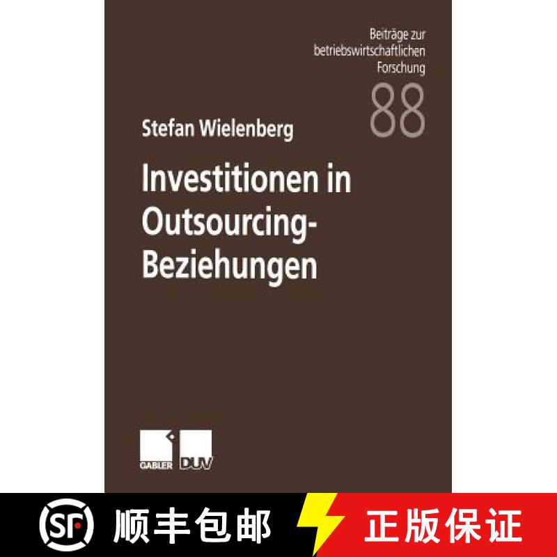 【3-4周达】Investitionen in Outsourcing-Beziehungen [9783824490103]