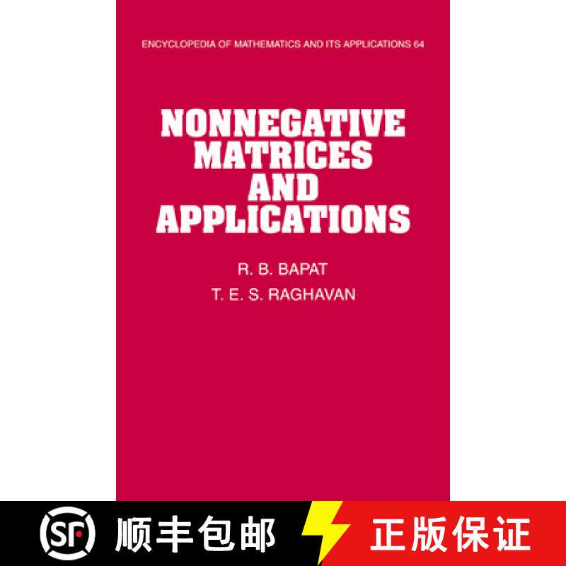 【3-4周达】Nonnegative Matrices and Applications: - Nonnegative Matrices and Applications [9780521571678]
