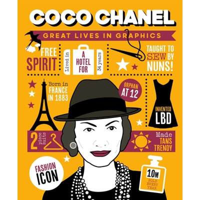 【4周达】Great Lives in Graphics: Coco Chanel [9781787081383]