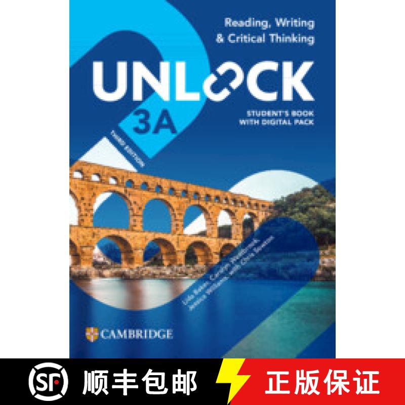 【3-4周达】Unlock Level 3a Reading, Writing and Critical Thinking Student's Book with Digital Pack [9781009805094]