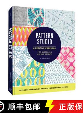 【3-4周达】Pattern Studio: A Creative Workbook for Sketching Unique Repeats [9781452143071]