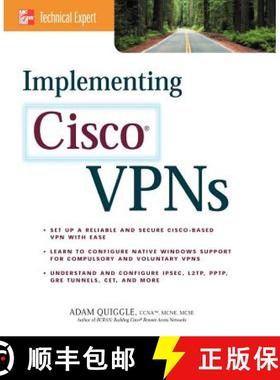【3-4周达】Implementing Cisco VPNs [9780072130485]