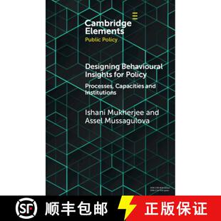 Policy Insights Processes Institutions Designing 4周达 9781009264471 Behavioural Capacities for