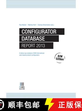 【3-4周达】Configurator Database Report 2013, B/W Edition [9781291676341]