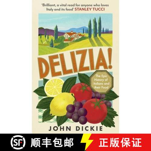 【3-4周达】Delizia : The Epic History of Italians and Their Food [9781399727044]